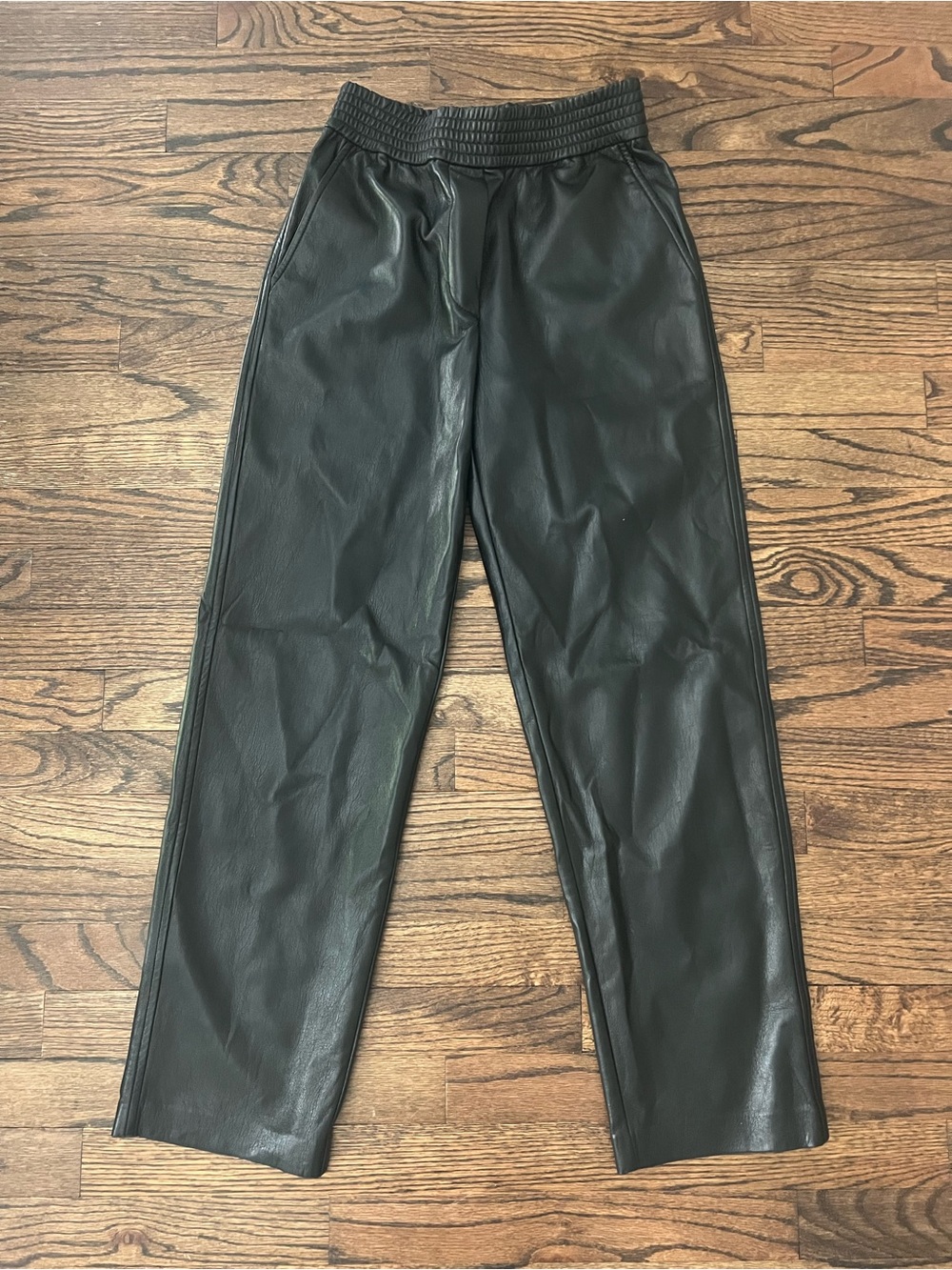 Wilfred Aritzia Black Faux Leather Pants